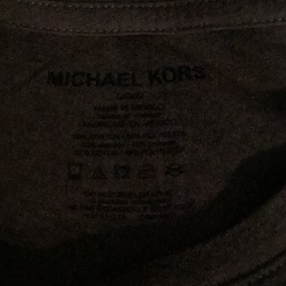 Michael Kors Charcoal Long Sleeve Tee - Picture 5 of 5